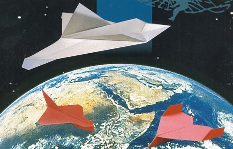 Origami spaceplane --